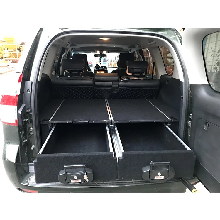 self-driving travel camping out drawers storage SUV pick up truck bed drawer