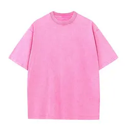 Manufacturers Custom Mens 100% Cotton Black Acid Mineral Washed Tshirt Heavy Weight 250Gsm Washed t Shirt For Men