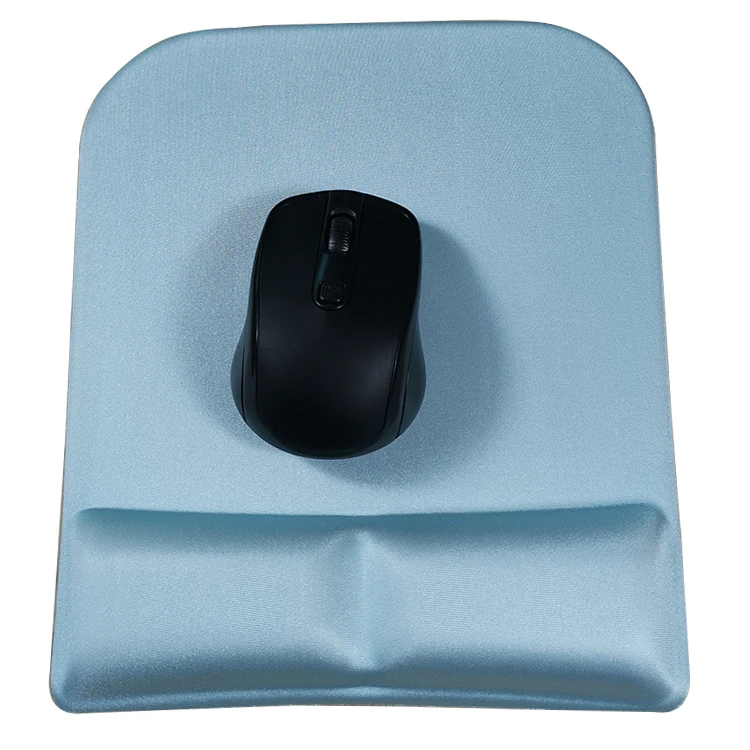 wholesale colorful comfortable cloth fabric  mouse pad with wrist rest