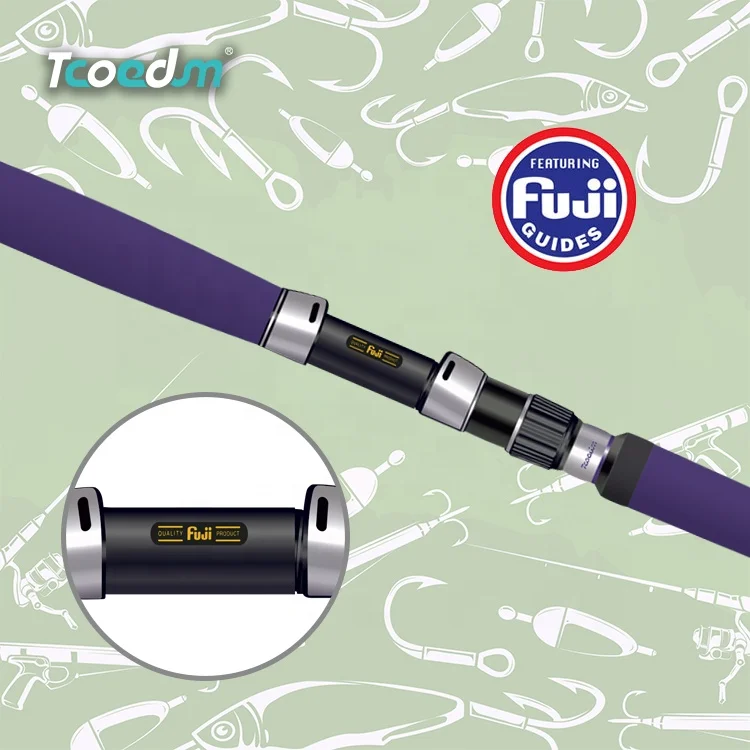 TCOEDM super hard super technical Carbon Fishing Rod professional OEM DOM popping fishing rod