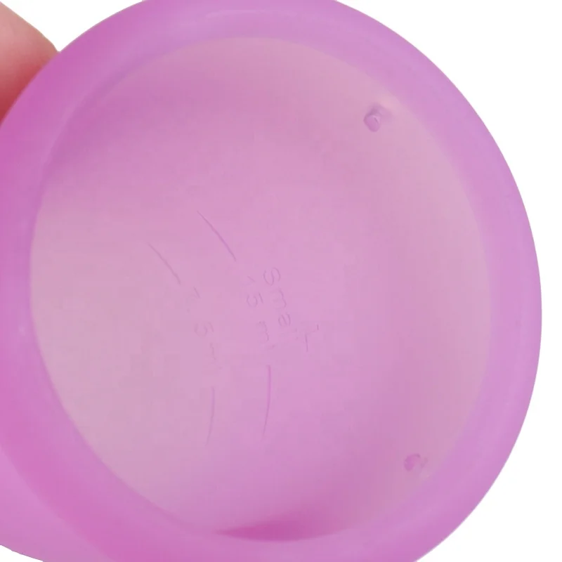 Valve Packaging Medical Grade Lady Period Cup, Silicone Menstrual Cup