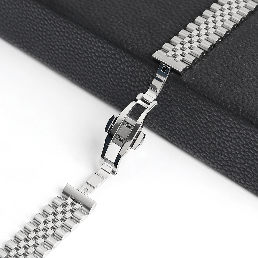 20mm watch straps stainless steel watch band metal watch accessories & parts