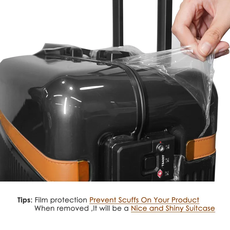 Fashion high quality Hardside Suitcase with spinner wheels Carry-On 20-Inch PC Luggage with Aluminum Frame