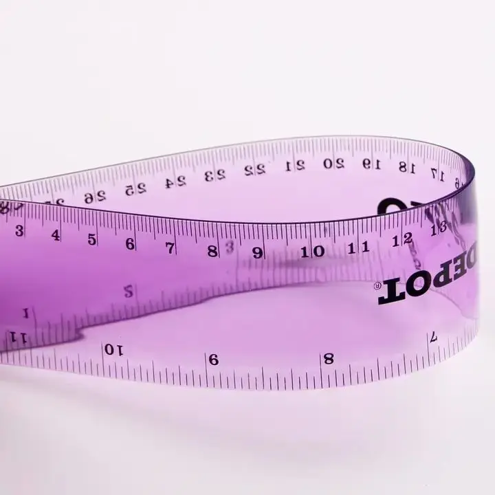 Funny Folding Plastic Straight and Scale Foldable Ruler Durable Plastic Tool
