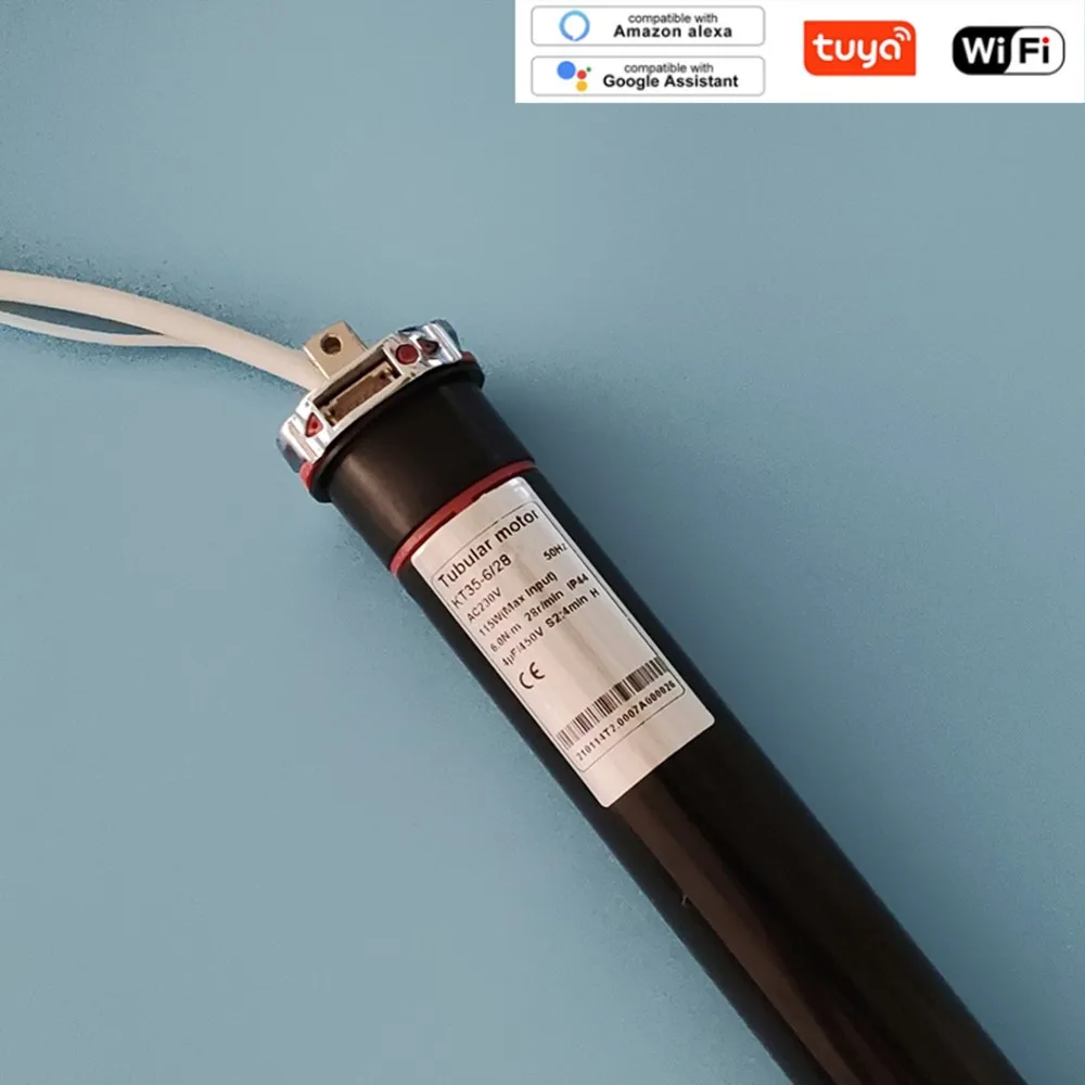 KECO Tuya smart слепой трубчатый мотор KT35-6/28-Tuya для жалюзи с электрическим приводом и рулонные шторы с поддержкой Wi-Fi шторы app управление