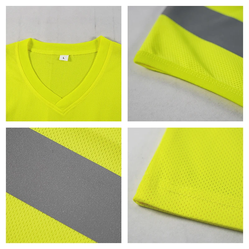 LX One-Stop Purchasing Safety Vest Raw Material Including Reflective Strips Fabric Zippers For Reflective vest