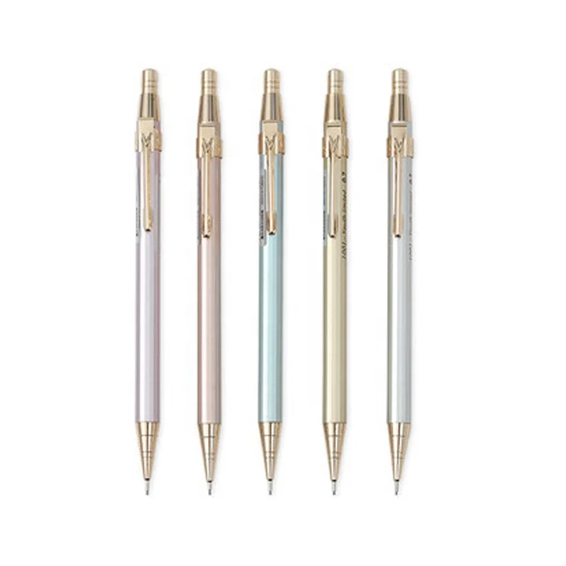 Andstal 5colors Mix Metal Mechanical Pencil 0.5/0.7mm Mechanical Pencil For School Supplies