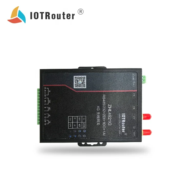 IOT маршрутизатор Modbus RTU к TCP ZHL4921G Modebus IO удаленного терминала блок DTU rs485 MQTT измеритель уровня Регистратор данных
