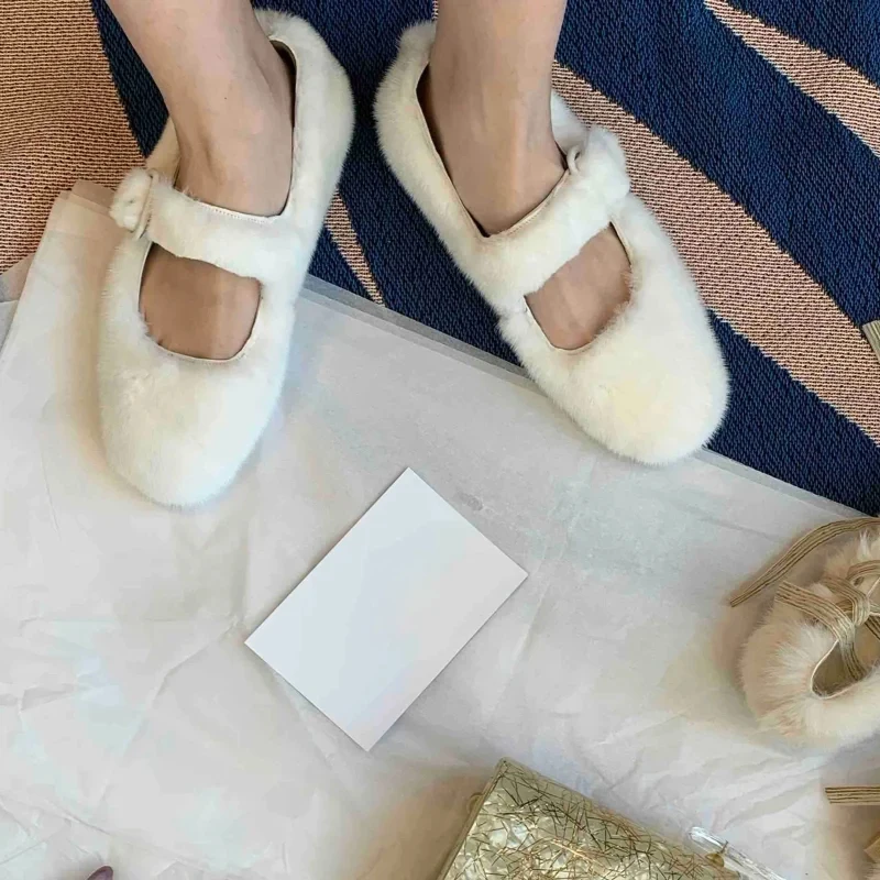 Европейская станция, Роскошные Модные женские сандалии из меха норки 2021, женская уличная обувь из натурального меха