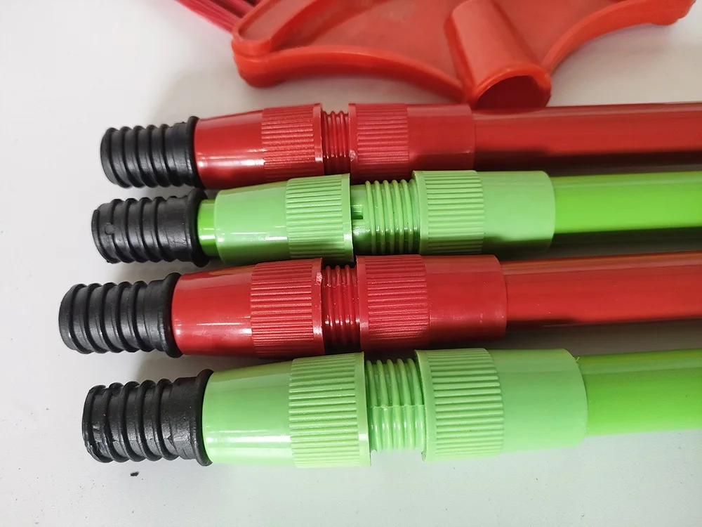 Wholesale Home Use Durable 130 cm Metal Covered Cleaning Broom Handle Broom or Mop Stick