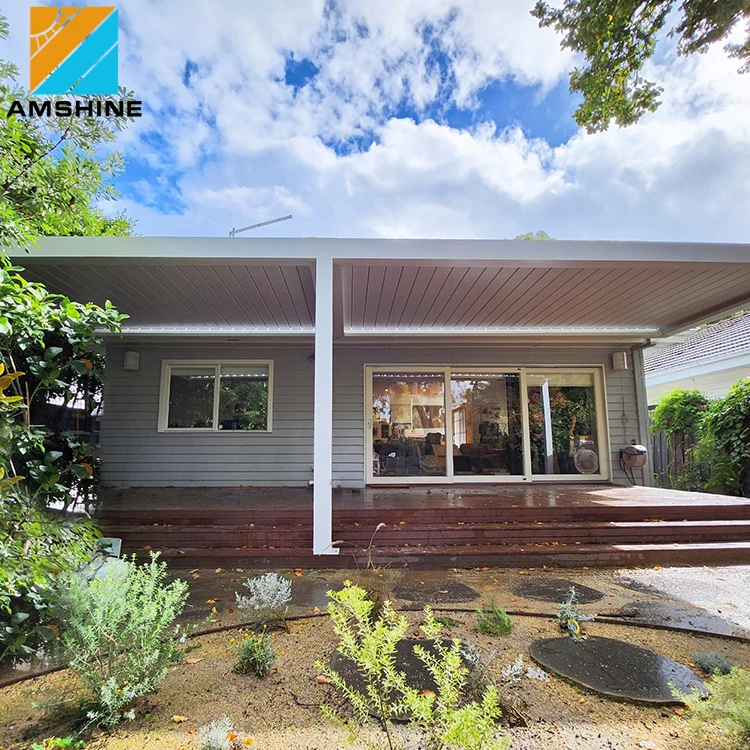 OEM/ODM Factory Hot Sell Outdoor Modern Waterproof Sunshade Aluminium Louvered Pergola For USA Market