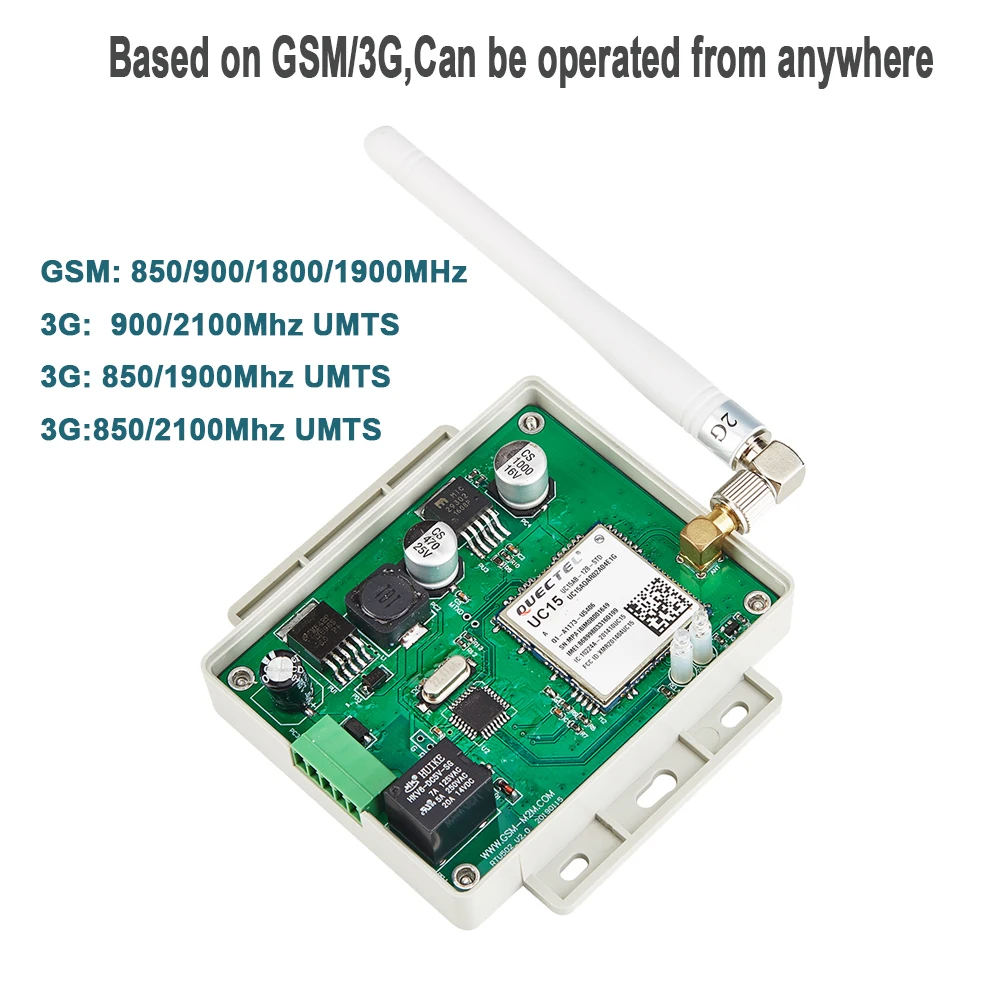 Chisung High Quality Smart RTU5034 4G Version Free Call GSM Relay Switch 3V SIM Card GSM Gate Opener