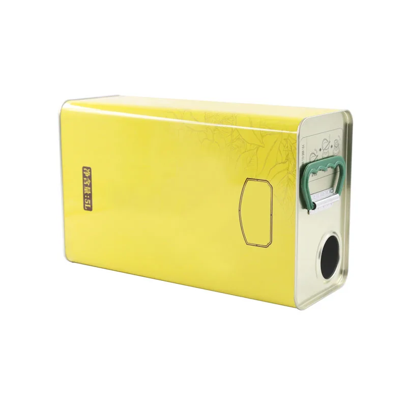 
Customized printing 5L metal tin can with handle for engine oil 