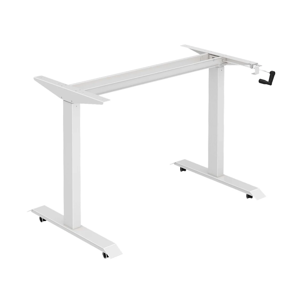 school furniture student table manual folding workstation height adjustable standing desk frame