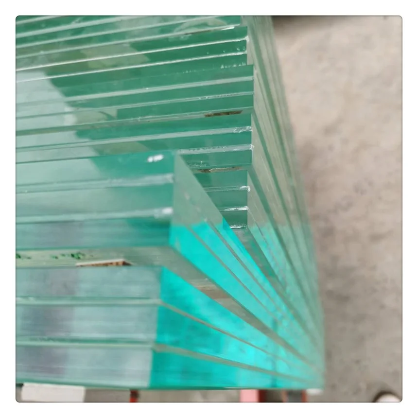 40mm Thick Tempered Shatterproof Laminated Glass Price For Stairs