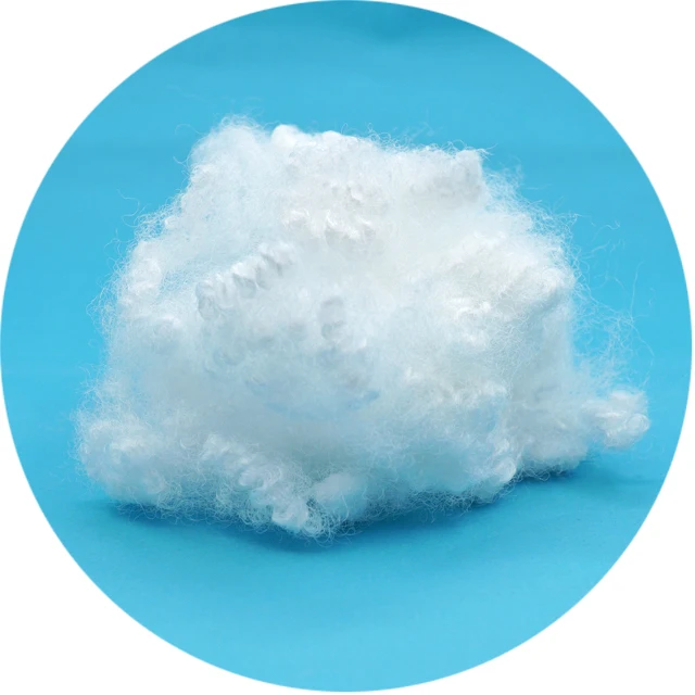 
7 holes HCS hollow conjugated siliconized polyester staple chemical fiber plant for filling quilt 