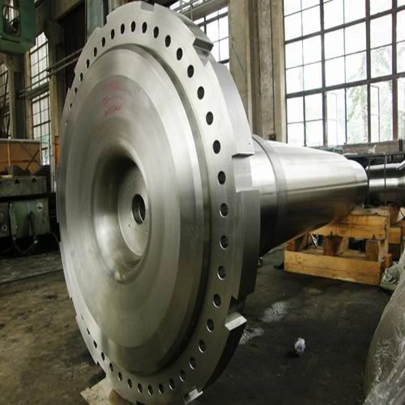 OEM Forging shaft AISI 4140 4340 large flange shaft