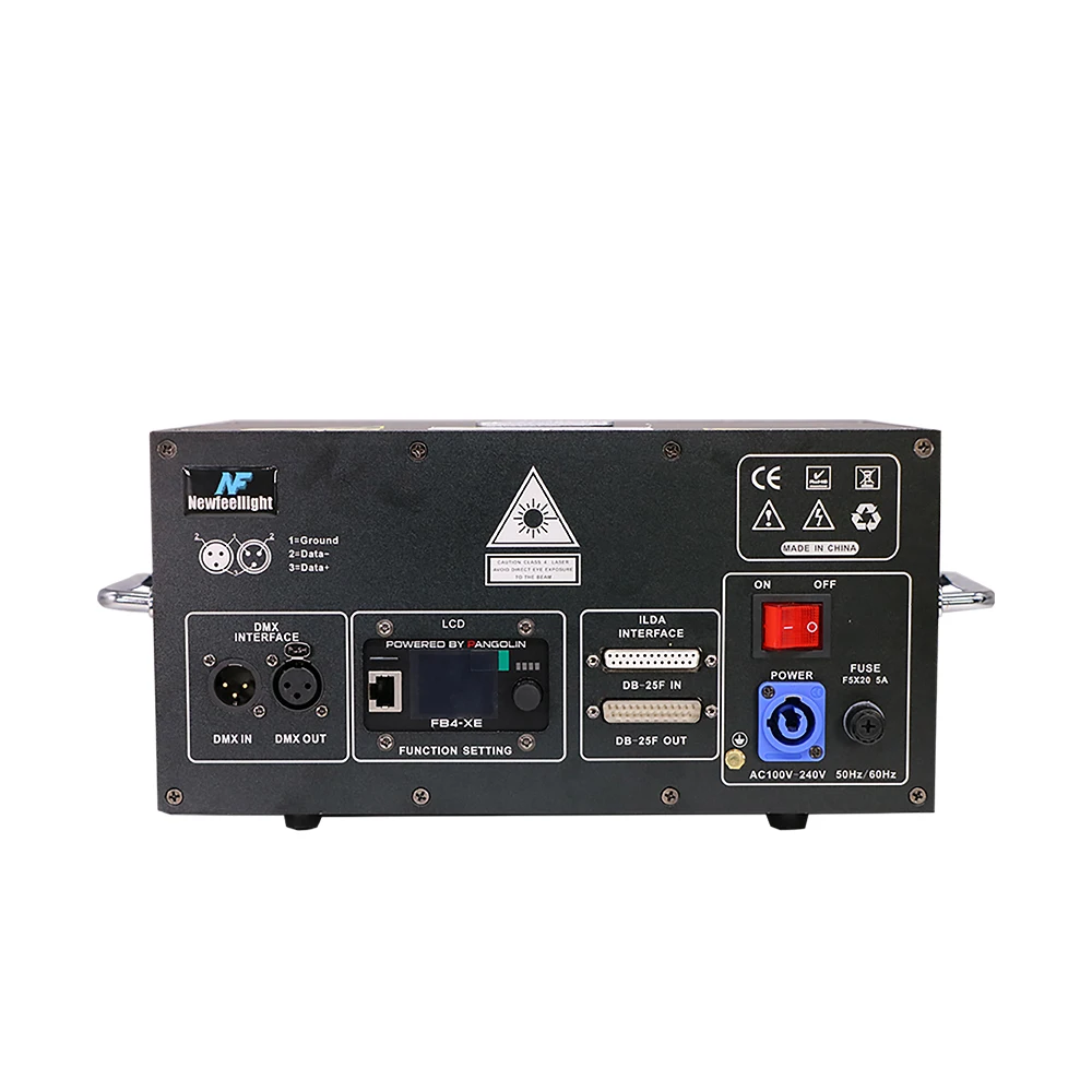 10W RGB Laser Man have Pangolin FB4 software Laser Show Club Bar Stage Dj disco Laser Light