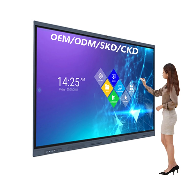 High quality with good price 65 75 86 98 inch interactive whiteboard led display smart whiteboard for classroom