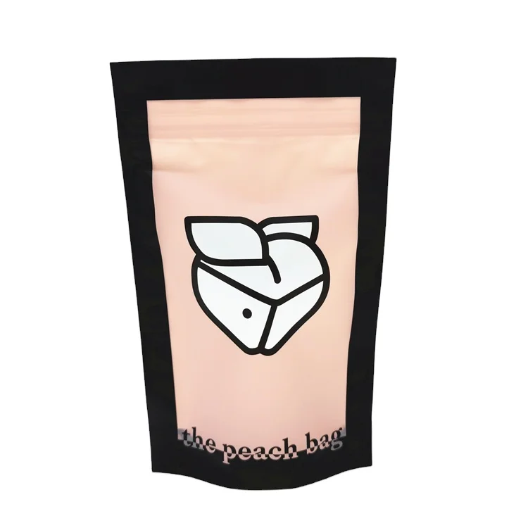 Resealable stand up pouch custom printed bath salt packaging