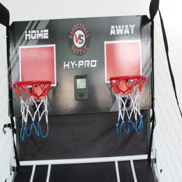 Double track basketball stand  electronic counter adjustable basketball hoop with basketball freestanding stand