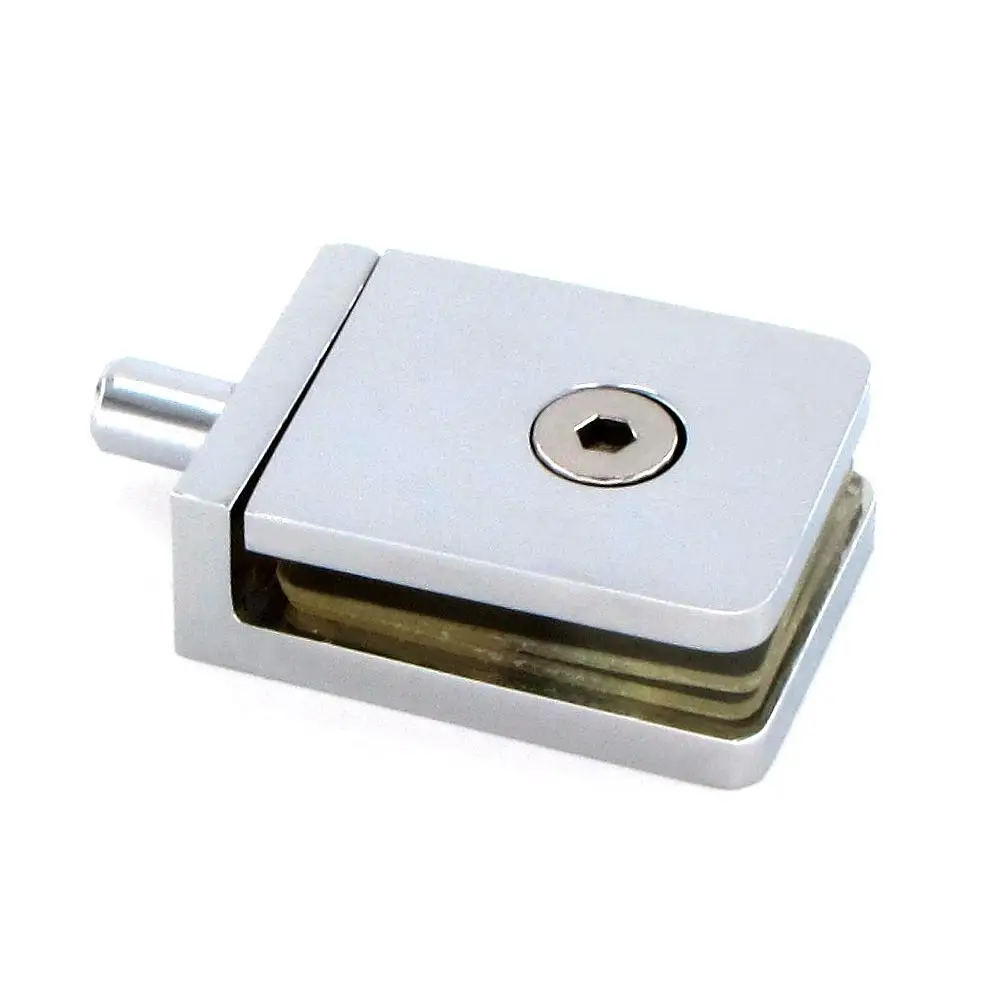 Wholesale frameless glass cabinet hinge 360 degree free swing brass chrome shower glass door rotate pivot floor hinge