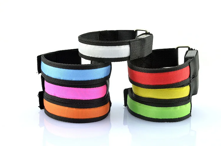  Outdoor sports led flashing arm band luminous armband night running safety signal light bicycle