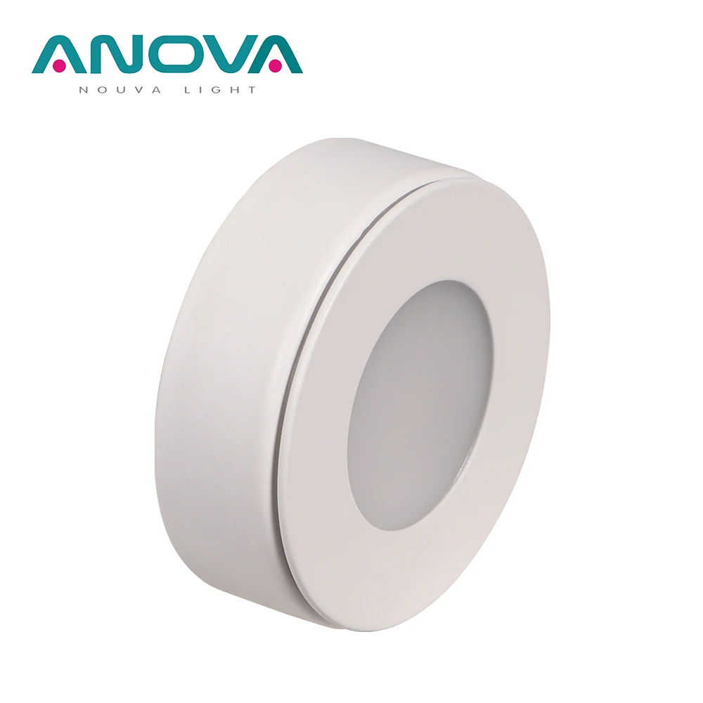 Kitchen puck light cupboard spotlight 12V 3W SMD ultra thin under cabinet LED lighting