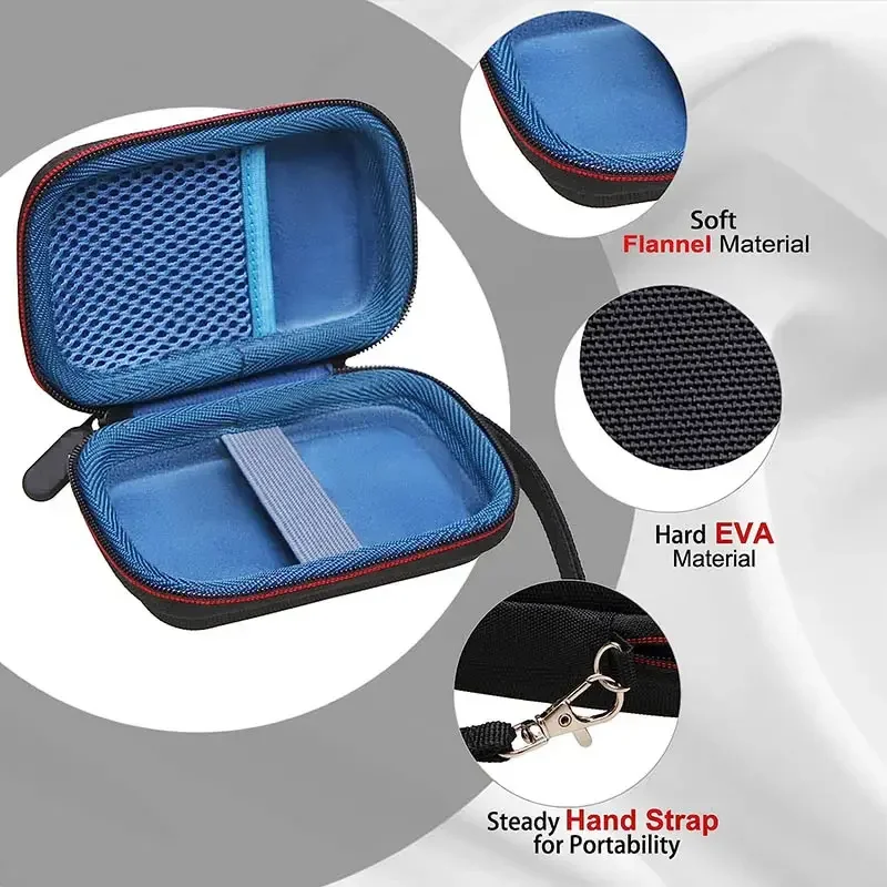 Hard EVA Case EVA Protective Case EVA Travel Storage Case Bag for Samsung T7 Drive