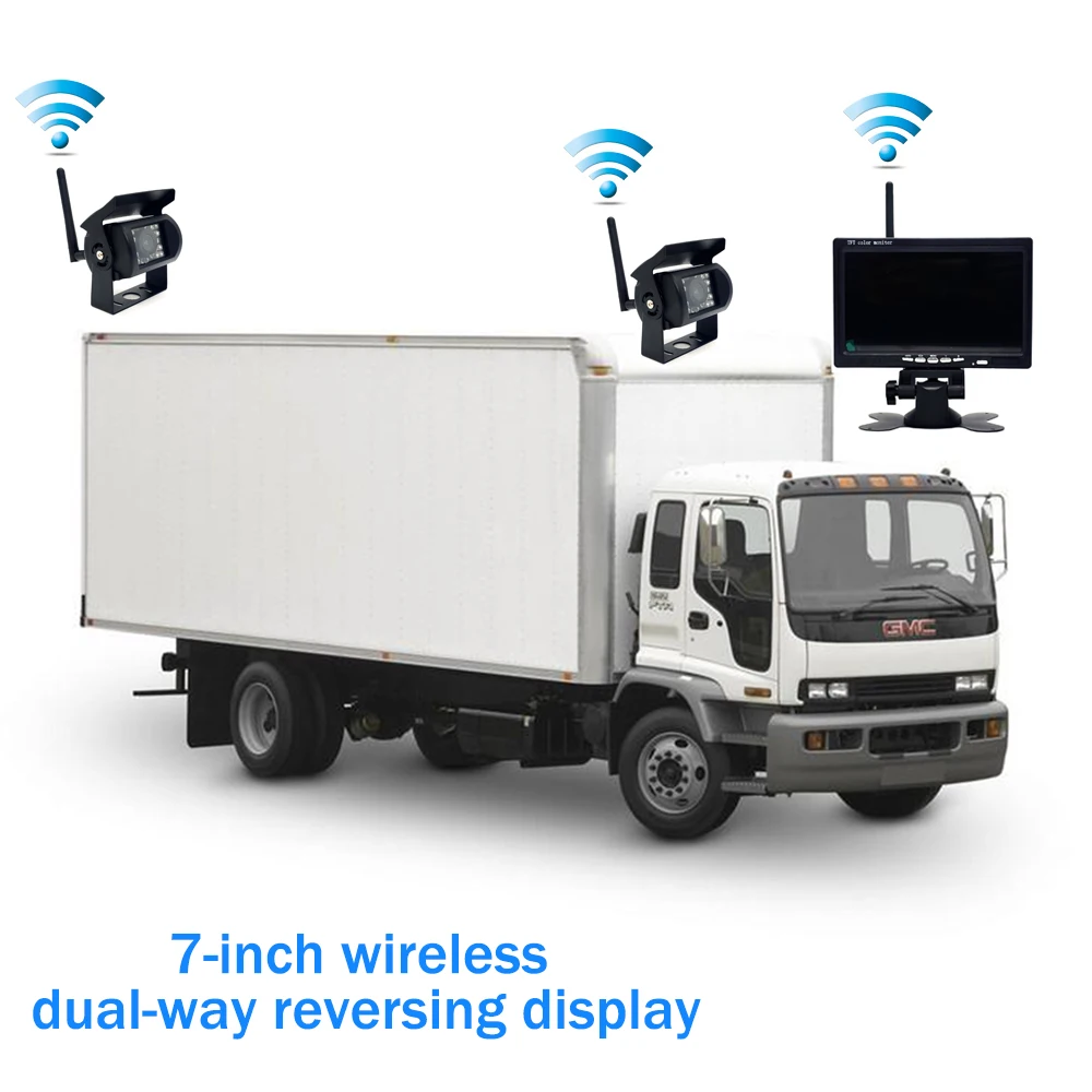 High-quality wireless link reverse display 7-inch wireless single-channel display