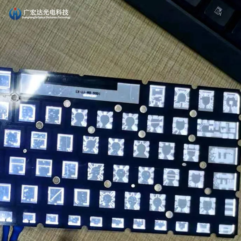 The Keyboard Light Guide Film Module Made Of High-quality PC Materials Can Be Customized For All Kinds Of Luminous Keyboards