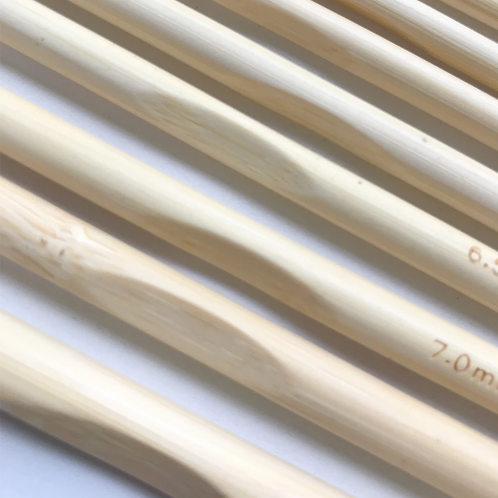 wholesale crochet hook set knitting needle 18 pcs Knitting tools bamboo Needles sticks