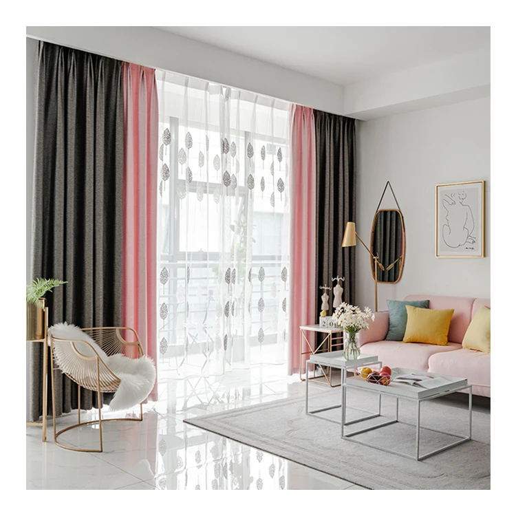 
Luxury quality european style curtains for living room window curtains 