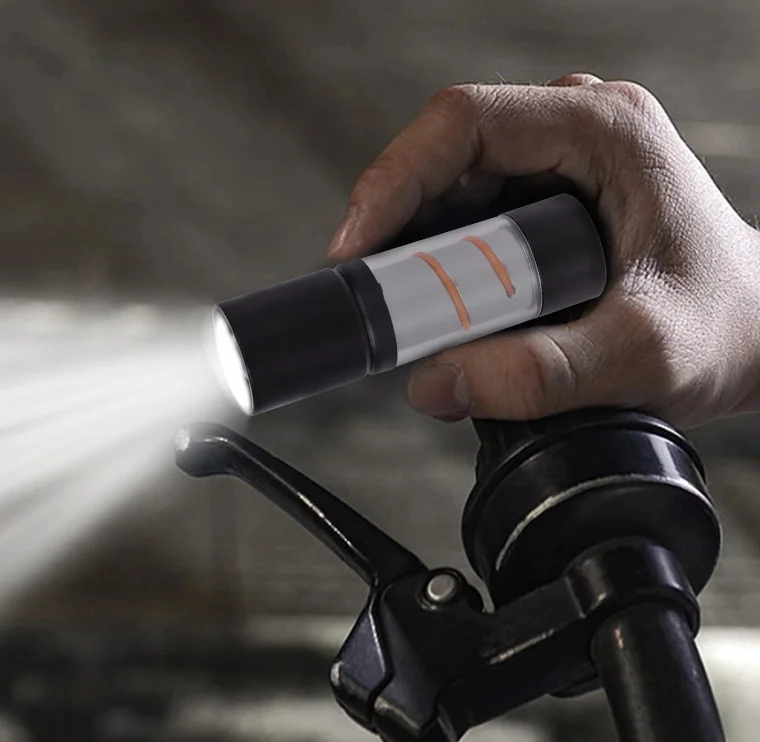 Zoomable Mini Portable LED Torch Flash Lamp 3 Flashing Modes LED Tungsten Camping Flashlight with Waterproof Ipx4