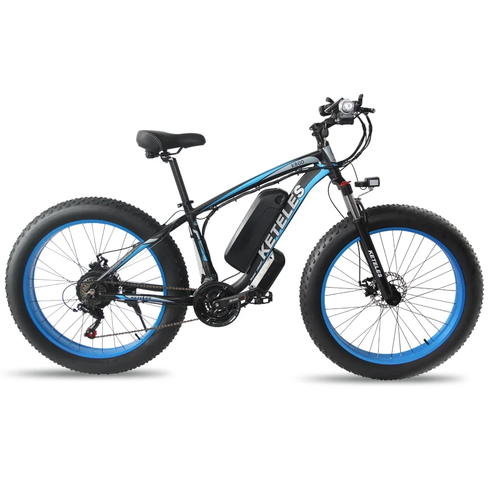 High quality 26 inch fat tire e-bike electric bicycle high power 13AH electric bike