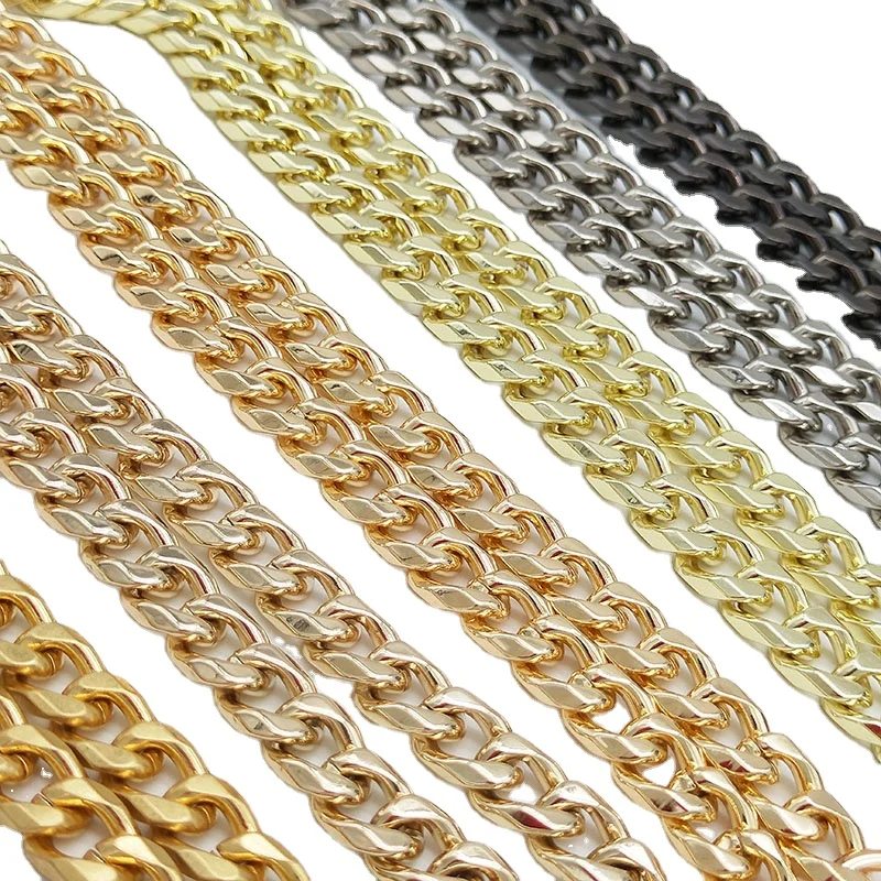 Bag chain strap non-fading metal shoulder strap shoulder slung chain detachable strap