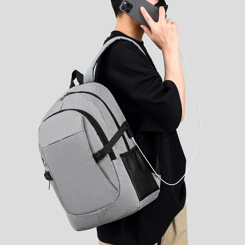 OMAKSA Custom Mochilas Waterproof Travel 15.6 Inch School Men Laptop Backpack