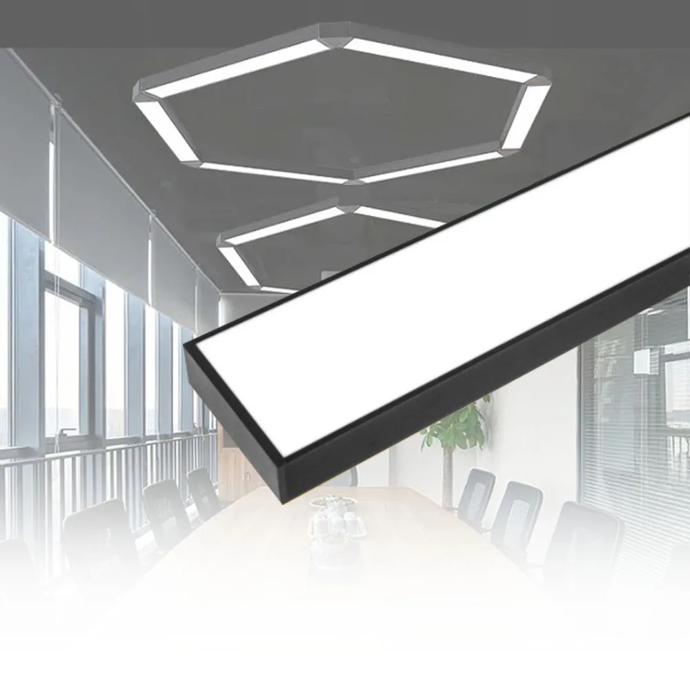 New design led batten for office round suspended ip65 linear light
