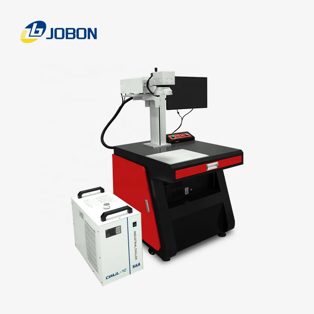 UV Laser Glass Engraving Machine 3W 5W JPT CNC Marking Engraver Machine for Wine Glass Bottle Plastic Tumbler Ceramic Cup