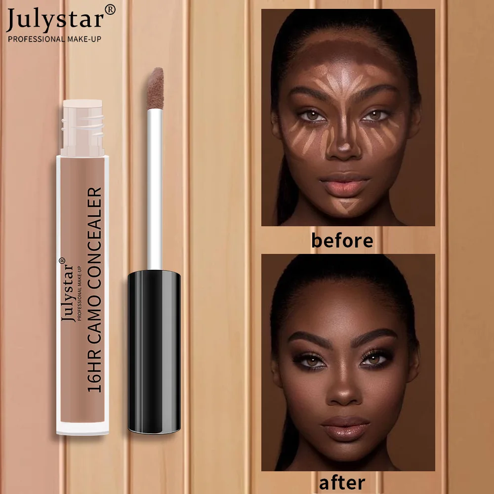 Julystar Makeup Concealer Long Lasting Moisturizing Pore Acne Cover Face Contour Makeup Cosmetic maquiagem Profissional