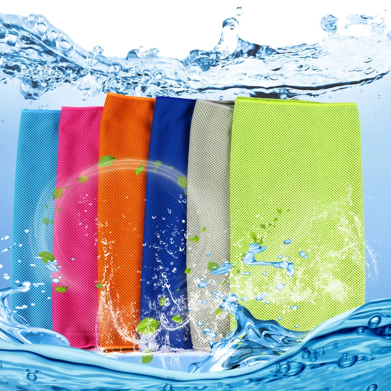 Quick-dry Microfiber Woven Outdoor Sports All-season Cooling Towel for Beach Running Jumping Gym Dry Towel
