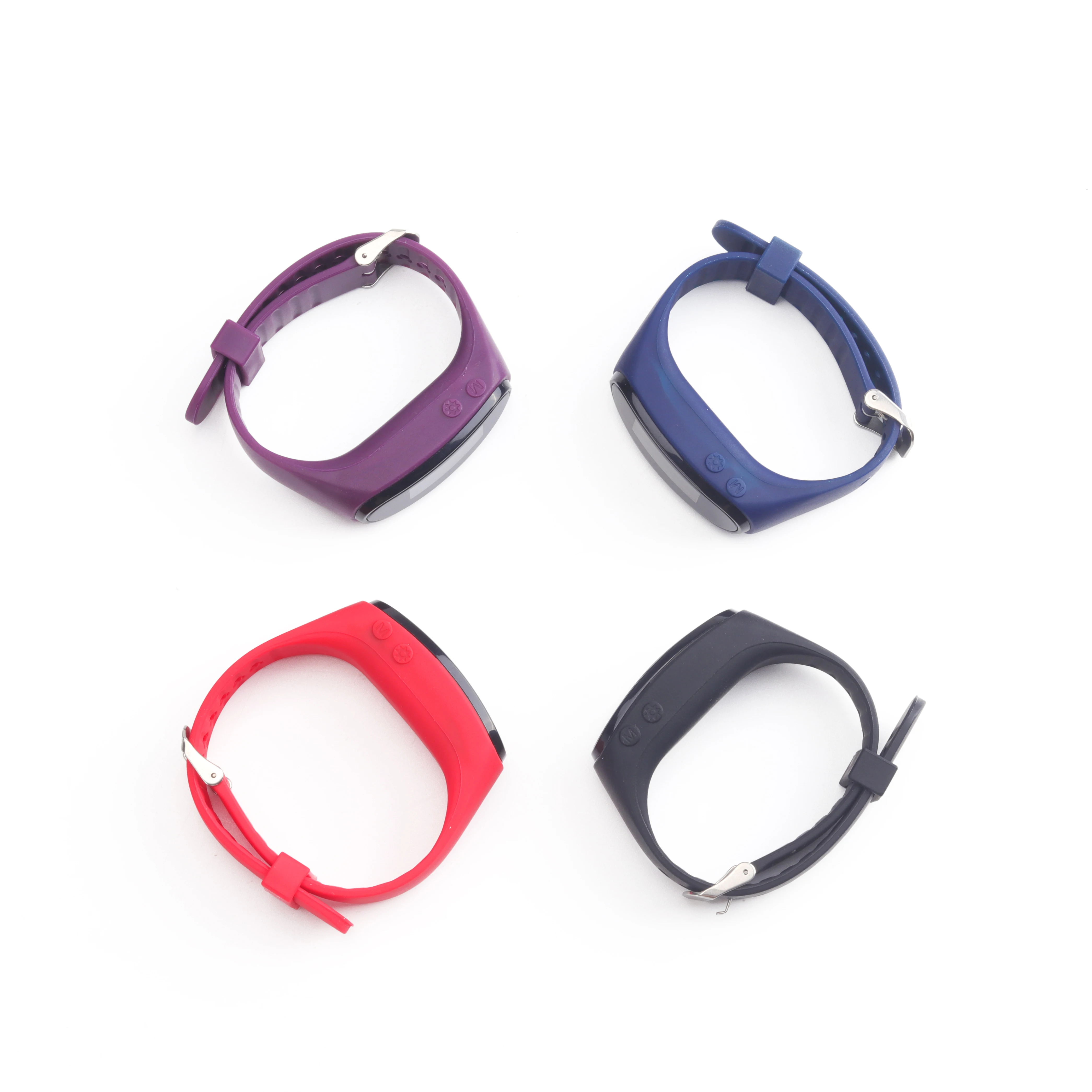 2024 summer Pedometer step counter Sweat-proof silicone wristbands Bulk pedometer watch