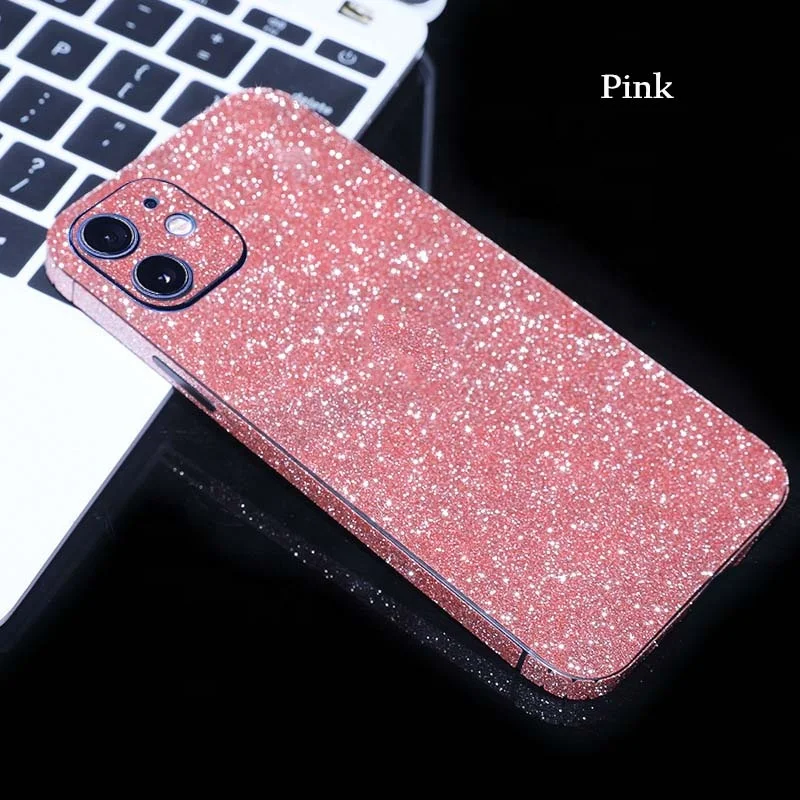 Полностью покрытая ПВХ блестящая пленка для задней панели телефона iPhone