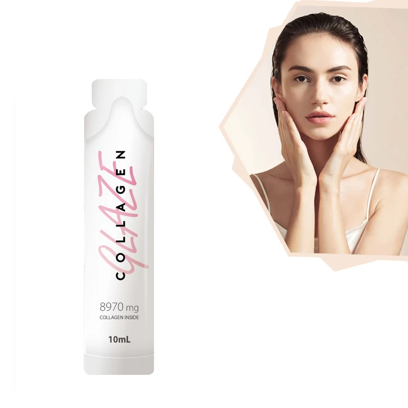 Wholesale Customized Vitamin C Beauty Collagen Peptides Drink 8970mg Rose Collagen Peptides Drink