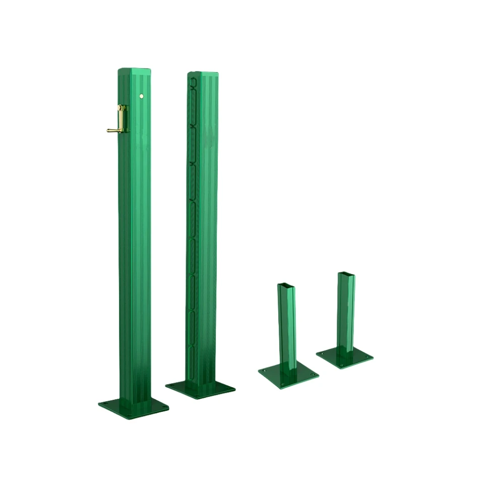 Heavy Duty Floor Surface Mount Tennis Net Inground Tennis Pole  Tennis Post with Net