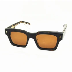 Custom Logo Shades Eyewear Women Sunglasses Hot Selling Ltaly Fashion Female Men Unisex Fashionable Sunglasses Acetate UV400 HGM