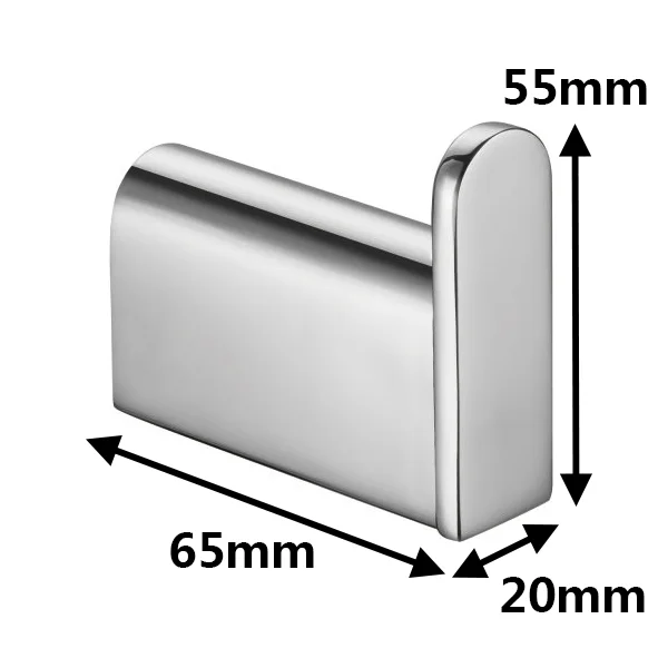 Xintaihua 202 Luxury Matt Black Hotel Wall Hanger Stainless Steel Robe Hook Bathroom Accessories