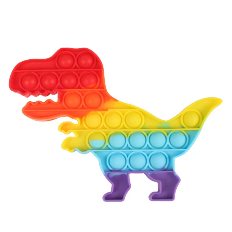 wholesale hot selling Rainbow deratization pioneer desktop decompression educational silicone toys