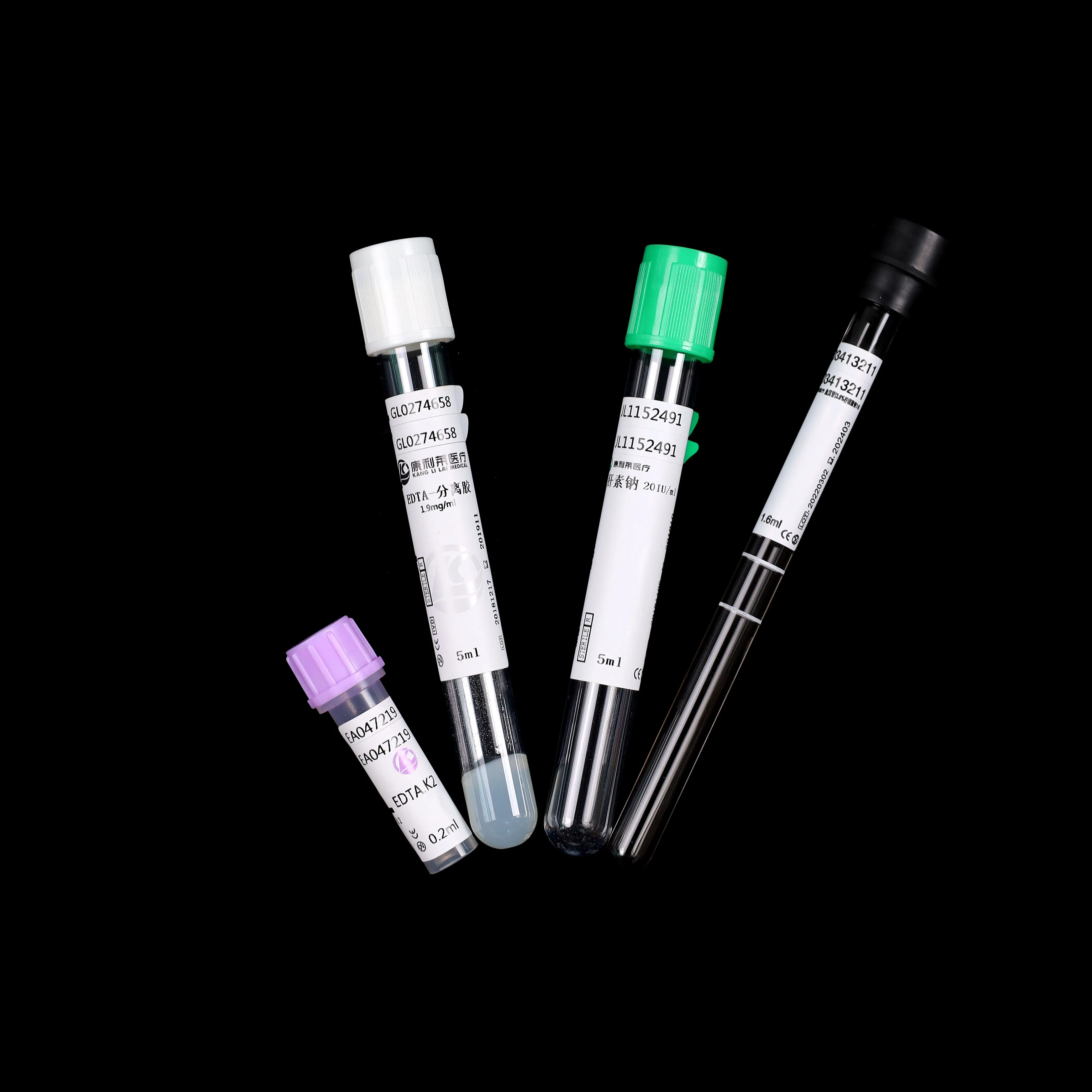 Wholesale Medical Consumables Glass/Pet Edta Vial Disposable Vacuum Blood Collection Tube Edta Blood Collection Tube
