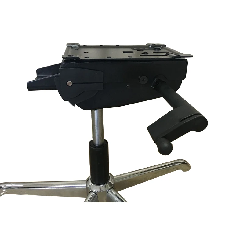 Office Chair Components Parts Black Powder Coating Slide Chair Height Adjustment Mechanism